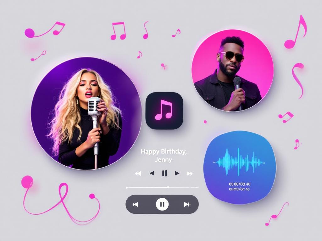 Music streaming interface